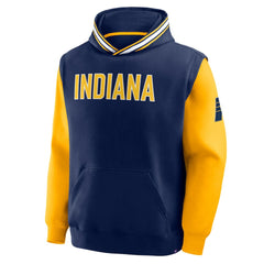 Indiana Pacers Half Court Shot Clock Fastbreak Hoodie Navy/Gold - Fanatics