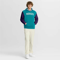 Charlotte Hornets Half Court Shot Clock Fastbreak Hoodie Teal/Purple - Fanatics