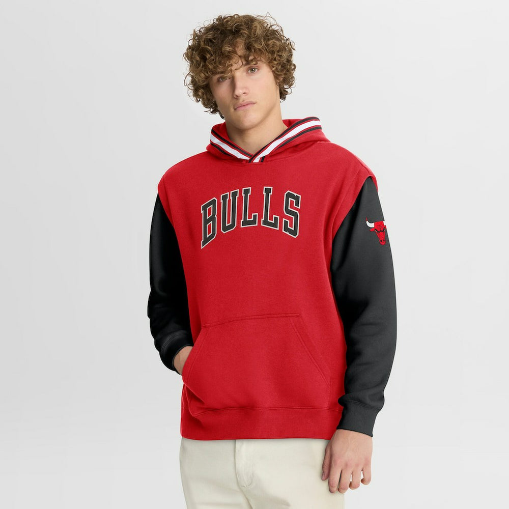 Chicago Bulls Half Court Shot Clock Fastbreak Hoodie Red/Black - Fanatics