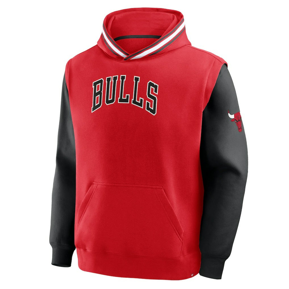 Chicago Bulls Half Court Shot Clock Fastbreak Hoodie Red/Black - Fanatics