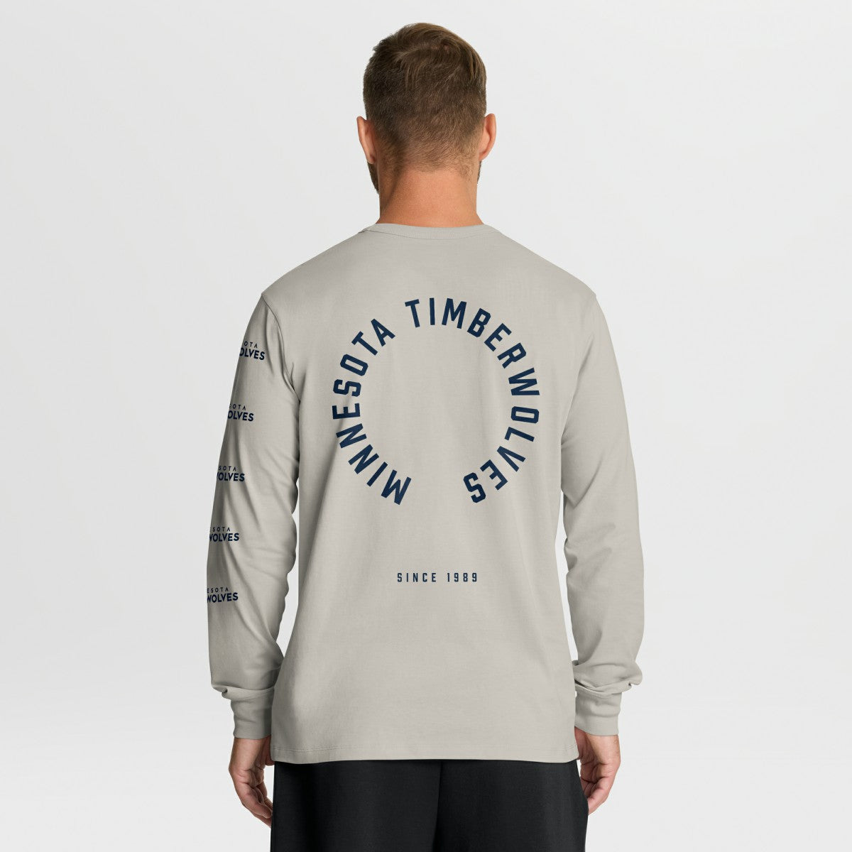 Minnesota Timberwolves Crossover Collection Ball Screen Action Premium Long Sleeve T-Shirt Cream - Fanatics