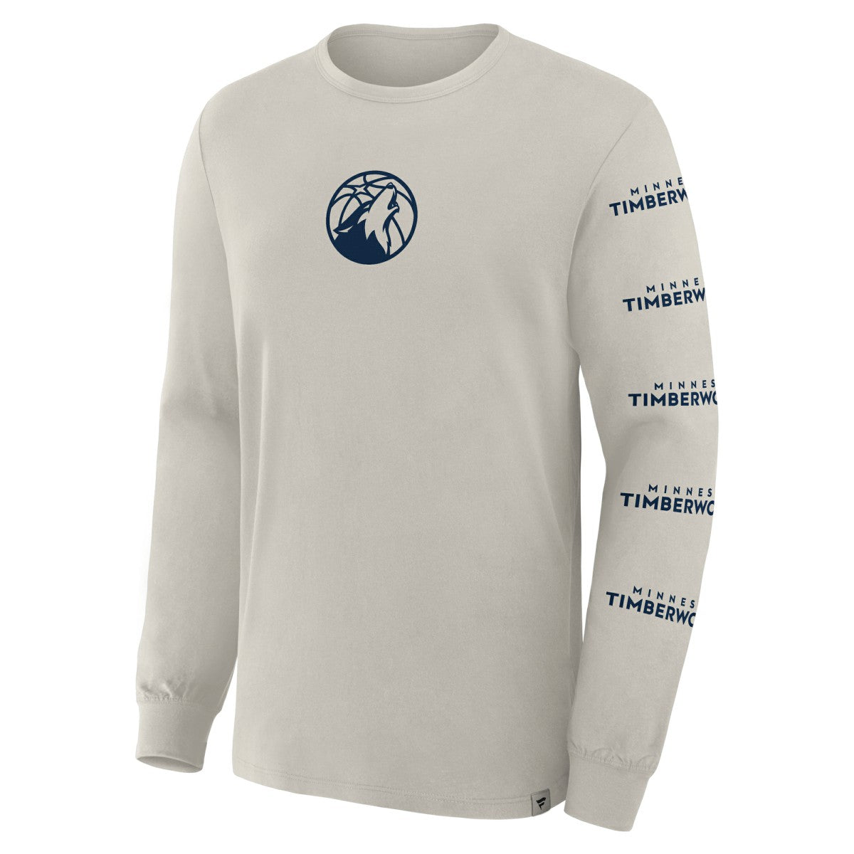 Minnesota Timberwolves Crossover Collection Ball Screen Action Premium Long Sleeve T-Shirt Cream - Fanatics