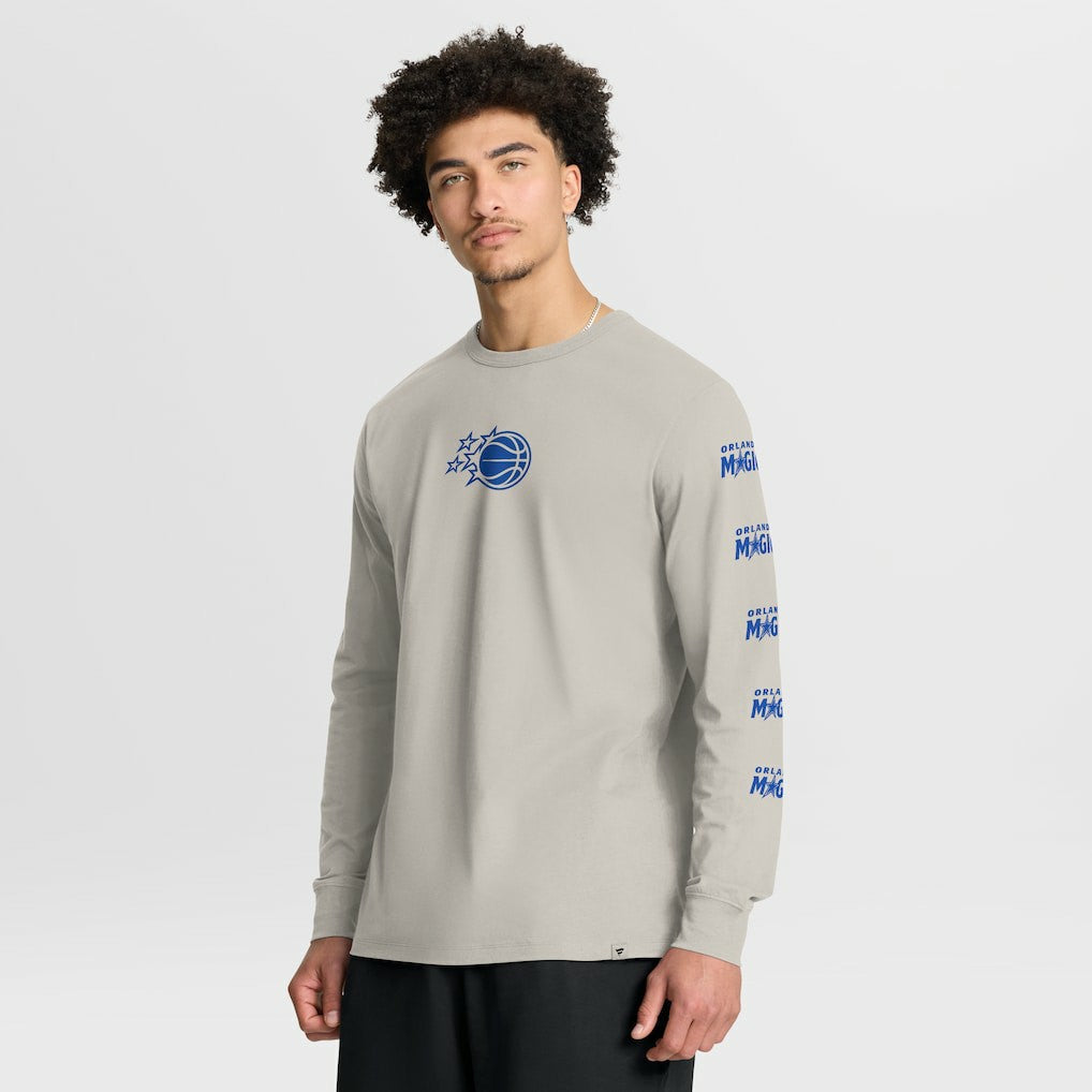 Orlando Magic Crossover Collection Ball Screen Action Premium Long Sleeve T-Shirt Cream - Fanatics
