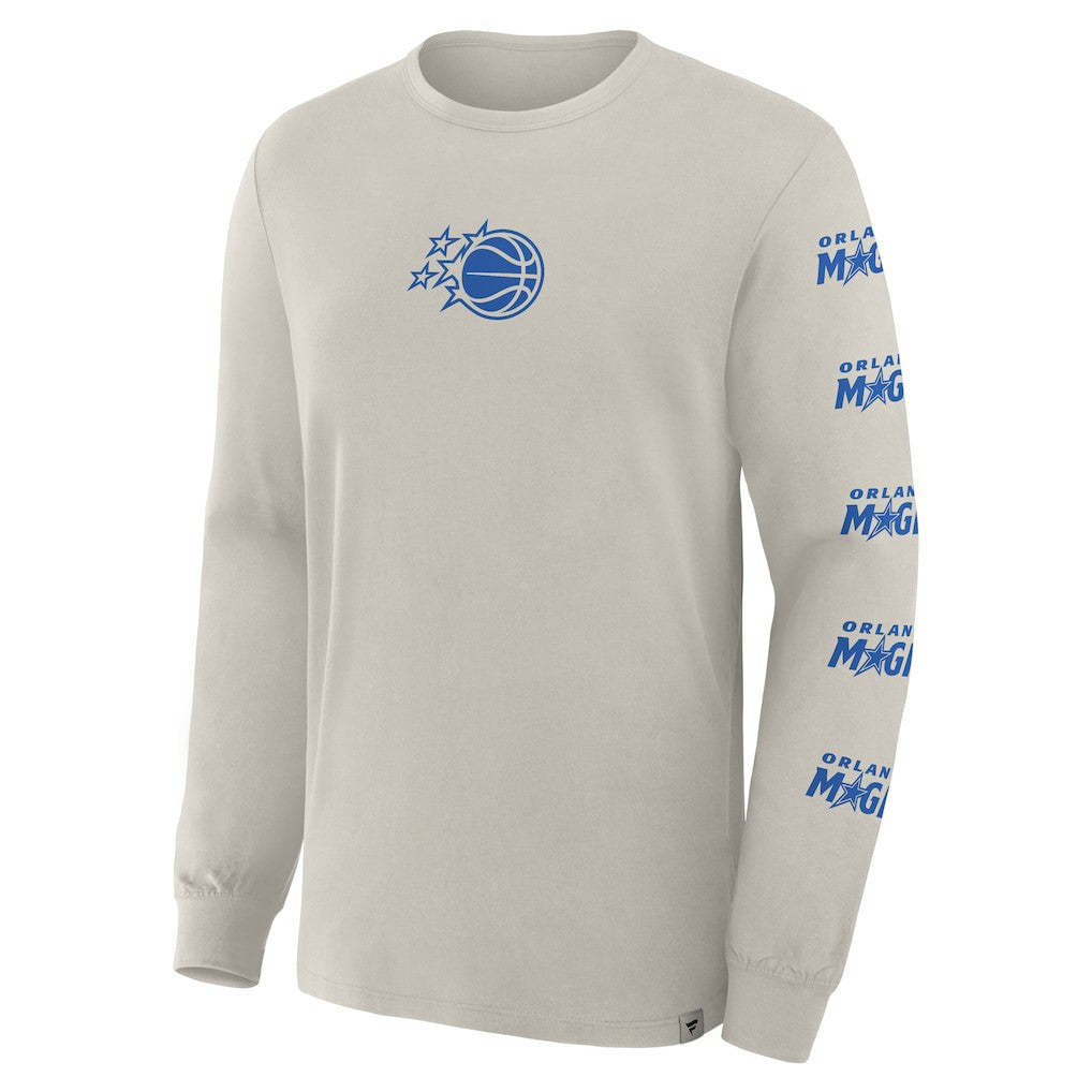Orlando Magic Crossover Collection Ball Screen Action Premium Long Sleeve T-Shirt Cream - Fanatics