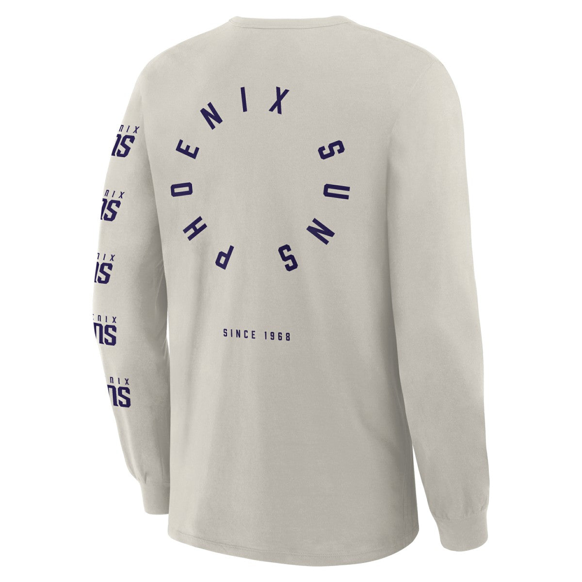 Phoenix Suns Crossover Collection Ball Screen Action Premium Long Sleeve T-Shirt Cream - Fanatics