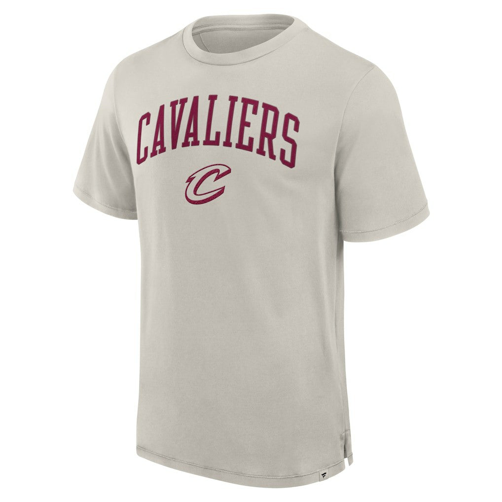 Cleveland Cavaliers Crossover Collection Pull Up Jumper Shot Premium T-Shirt Cream - Fanatics