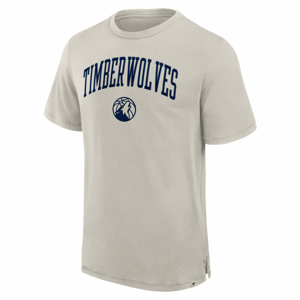 Minnesota Timberwolves Crossover Collection Pull Up Jumper Shot Premium T-Shirt Cream - Fanatics