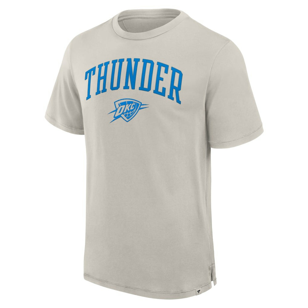 Oklahoma City Thunder Crossover Collection Pull Up Jumper Shot Premium T-Shirt Cream - Fanatics