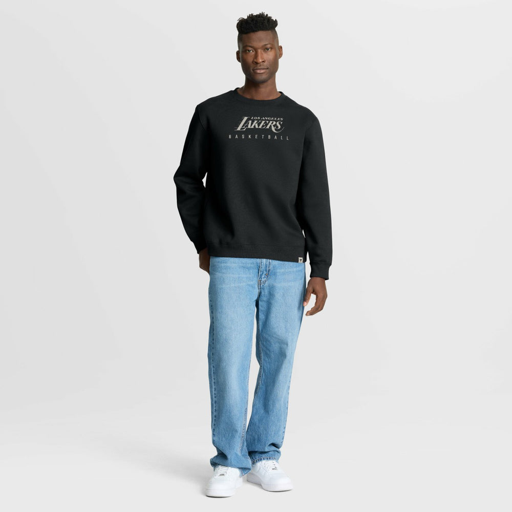 Los Angeles Lakers Crossover Collection Defensive Rotation Drill Premium Pullover Sweatshirt Black - Fanatics