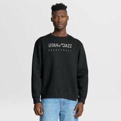 Utah Jazz Crossover Collection Defensive Rotation Drill Premium Pullover Sweatshirt Black - Fanatics