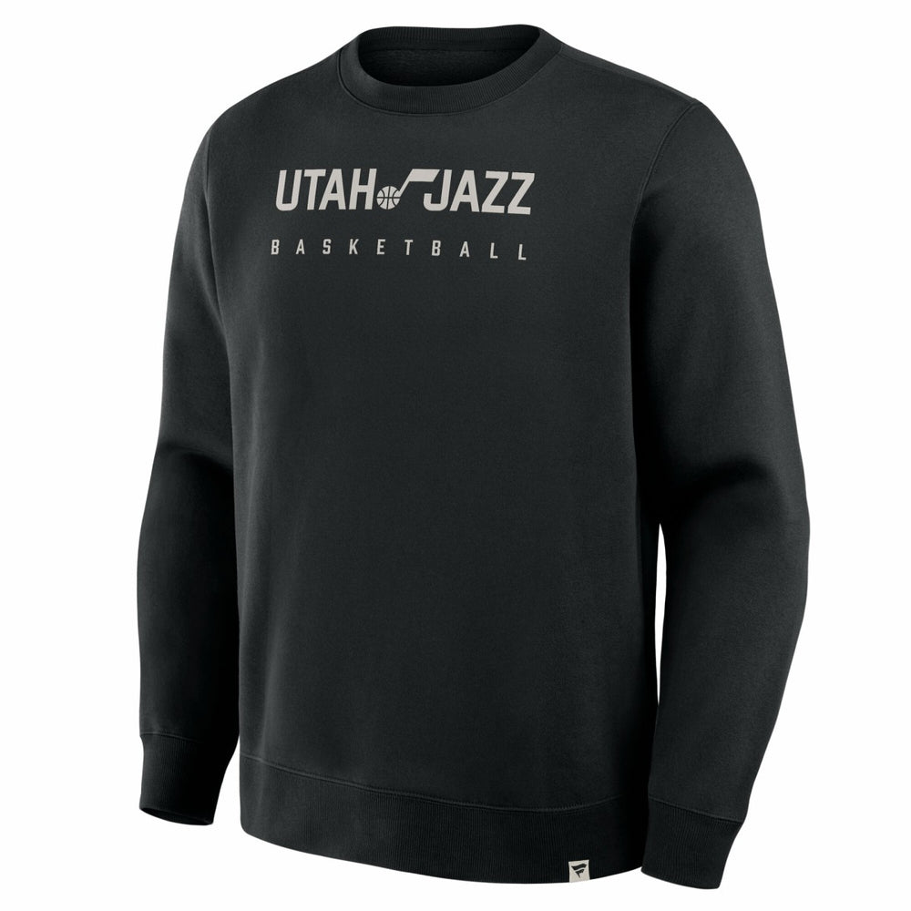 Utah Jazz Crossover Collection Defensive Rotation Drill Premium Pullover Sweatshirt Black - Fanatics