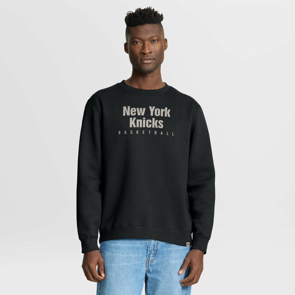 New York Knicks Crossover Collection Defensive Rotation Drill Premium Pullover Sweatshirt Black - Fanatics