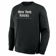 New York Knicks Crossover Collection Defensive Rotation Drill Premium Pullover Sweatshirt Black - Fanatics
