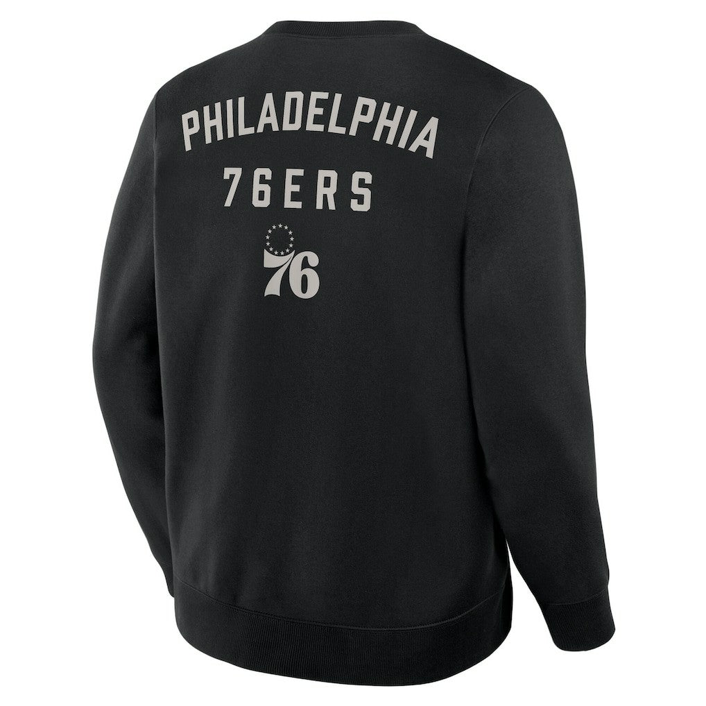 Philadelphia 76ers Crossover Collection Defensive Rotation Drill Premium Pullover Sweatshirt Black - Fanatics
