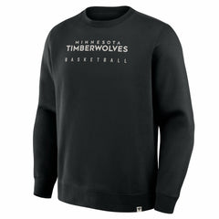 Minnesota Timberwolves Crossover Collection Defensive Rotation Drill Premium Pullover Sweatshirt Black - Fanatics