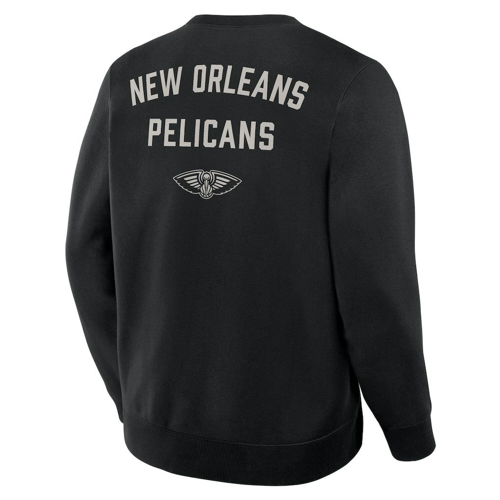 New Orleans Pelicans Crossover Collection Defensive Rotation Drill Premium Pullover Sweatshirt Black - Fanatics