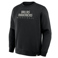 Dallas Mavericks Crossover Collection Defensive Rotation Drill Premium Pullover Sweatshirt Black - Fanatics