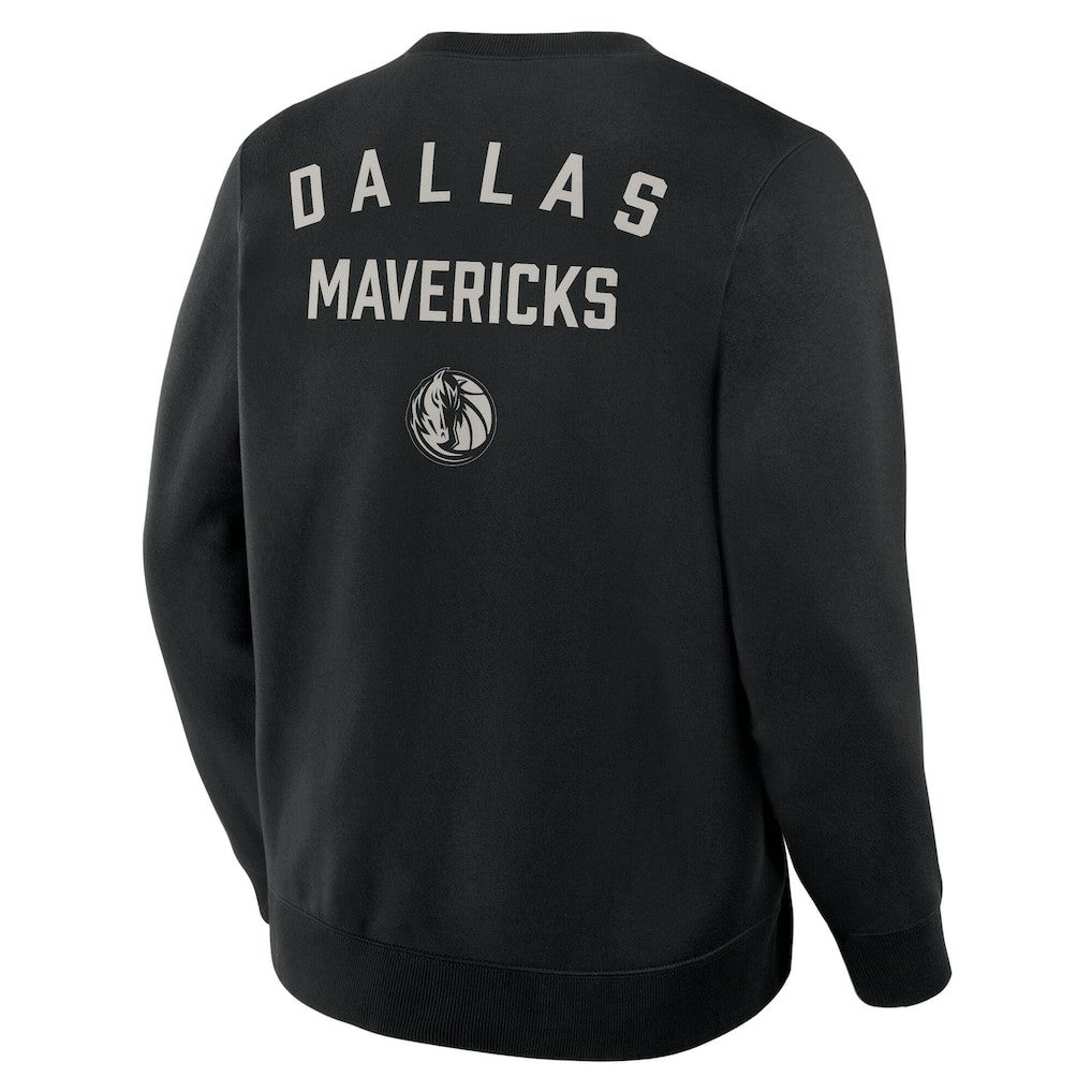 Dallas Mavericks Crossover Collection Defensive Rotation Drill Premium Pullover Sweatshirt Black - Fanatics
