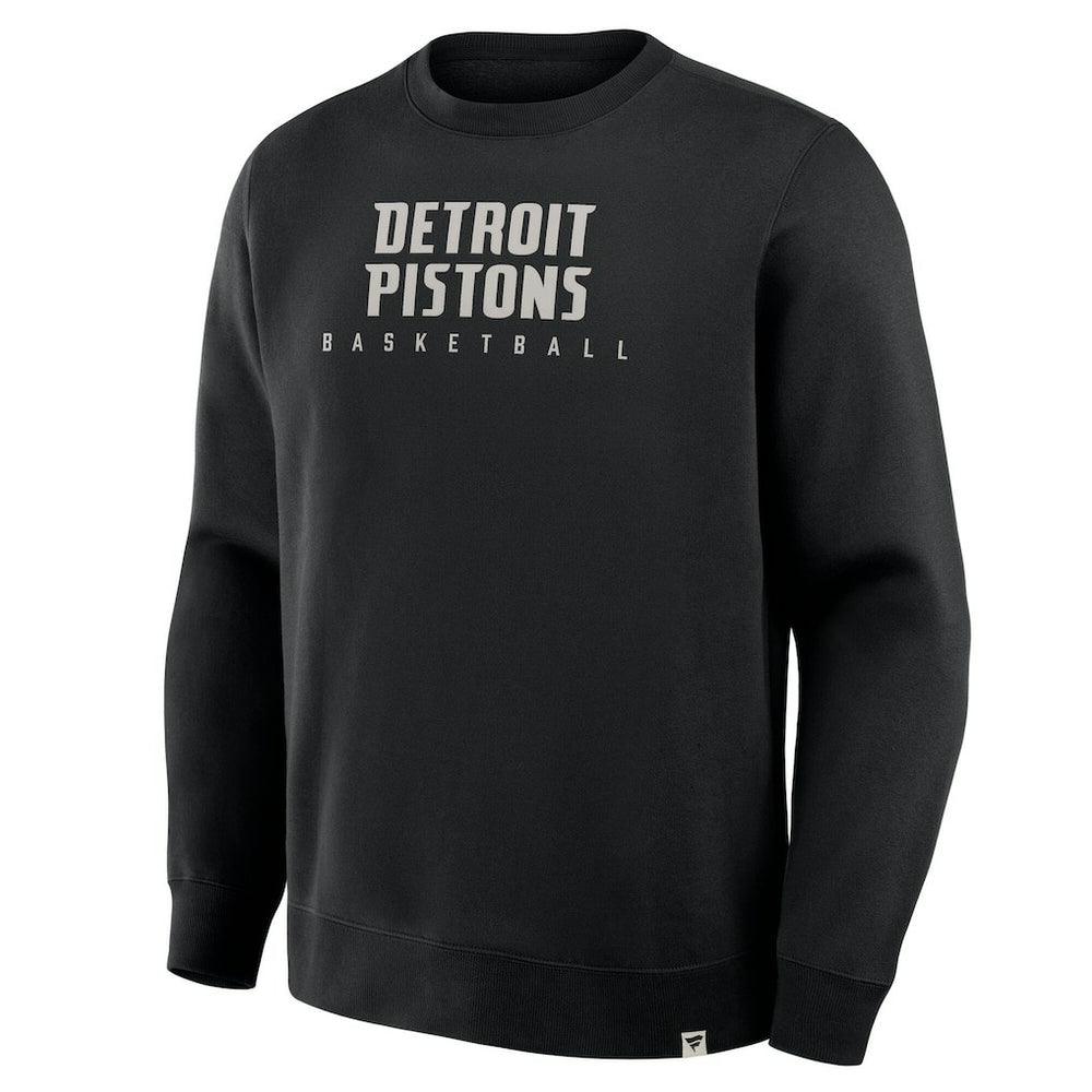 Detroit Pistons Crossover Collection Defensive Rotation Drill Premium Pullover Sweatshirt Black - Fanatics