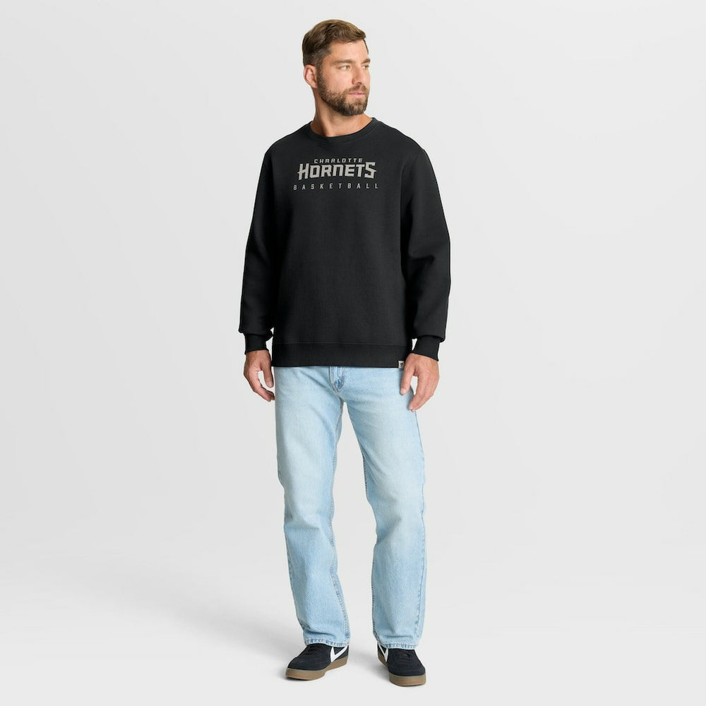 Charlotte Hornets Crossover Collection Defensive Rotation Drill Premium Pullover Sweatshirt Black - Fanatics