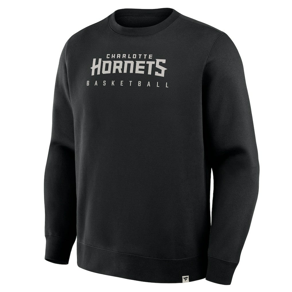 Charlotte Hornets Crossover Collection Defensive Rotation Drill Premium Pullover Sweatshirt Black - Fanatics