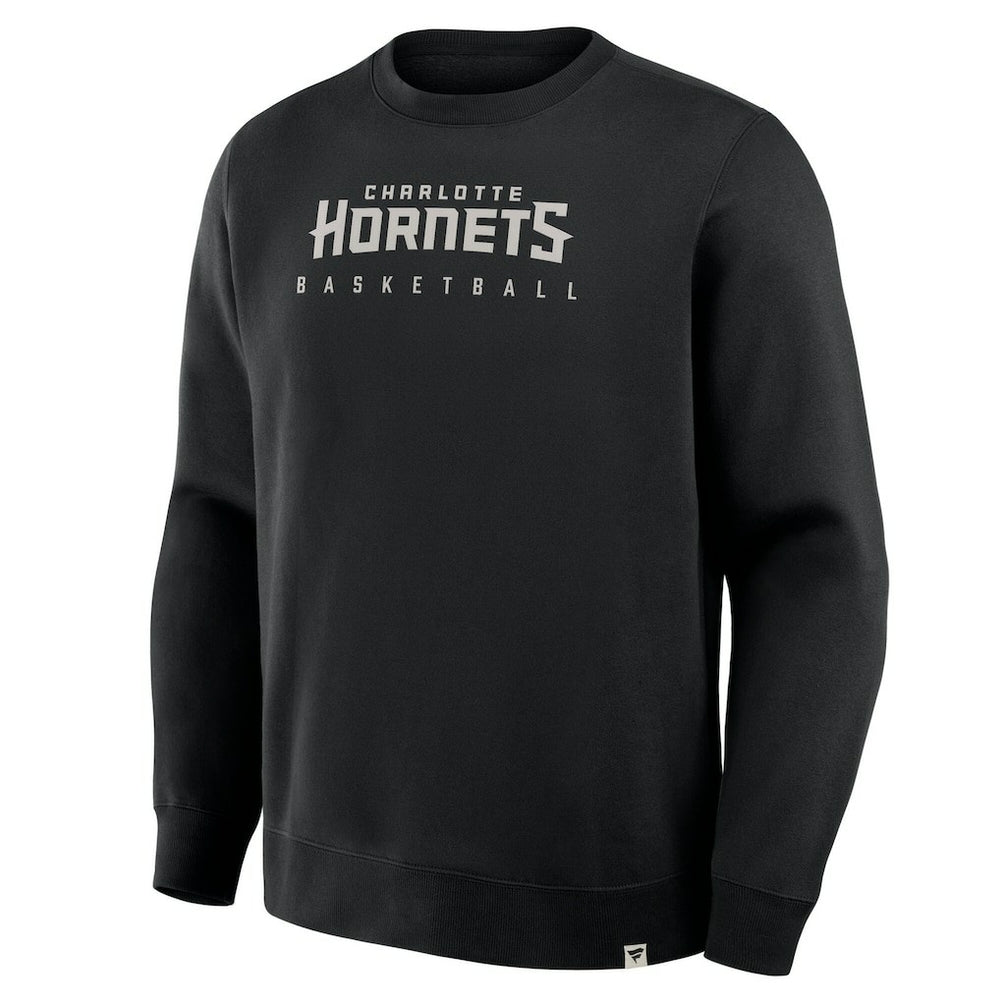Charlotte Hornets Crossover Collection Defensive Rotation Drill Premium Pullover Sweatshirt Black - Fanatics