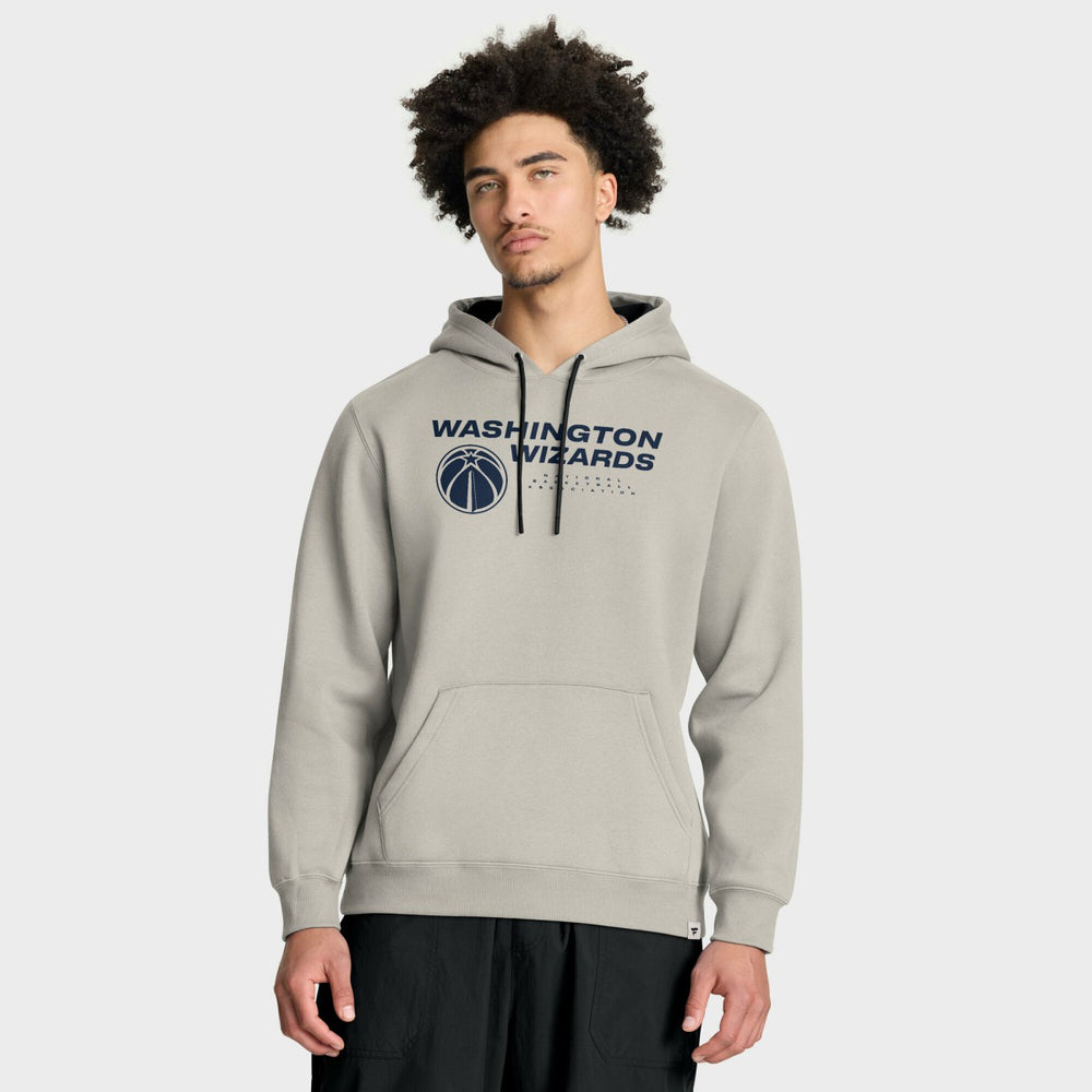Washington Wizards Crossover Collection Blocked Shot Premium Pullover Hoodie Off White - Fanatics