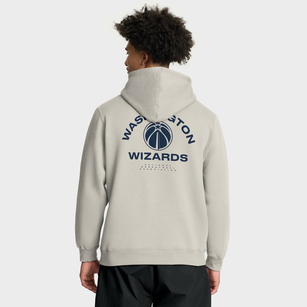 Washington Wizards Crossover Collection Blocked Shot Premium Pullover Hoodie Off White - Fanatics