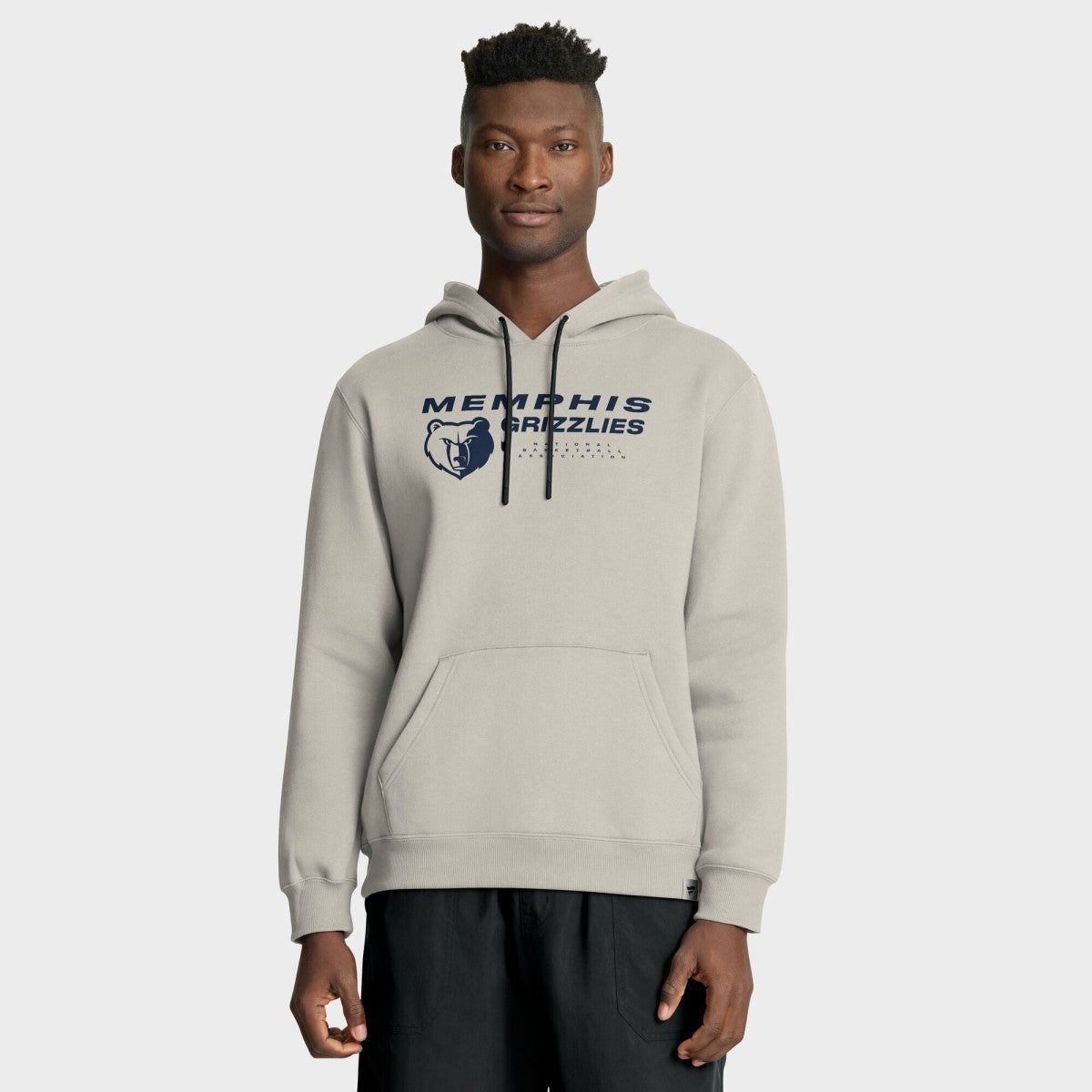 Memphis Grizzlies Crossover Collection Blocked Shot Premium Pullover Hoodie Off White - Fanatics outlet