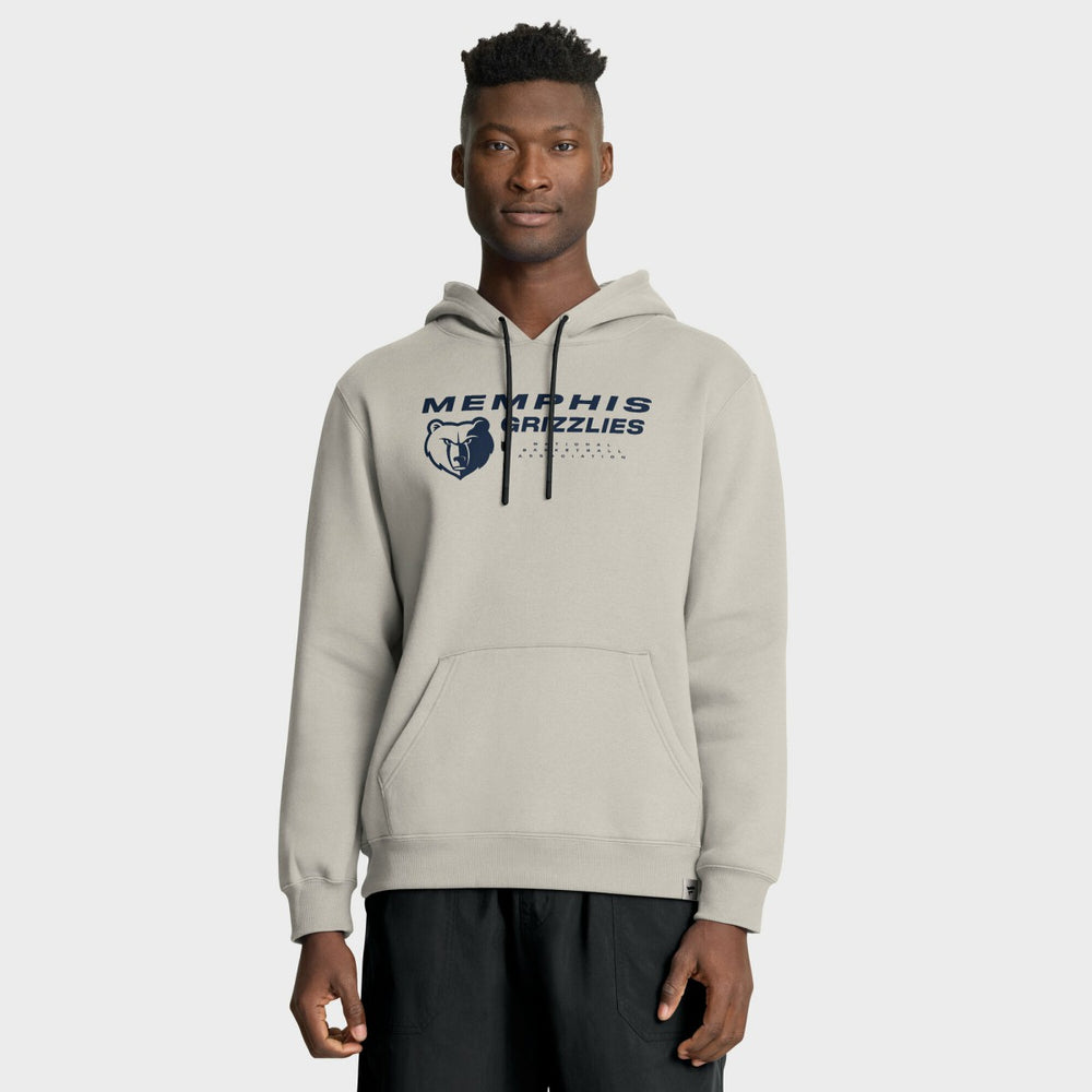 Memphis Grizzlies Crossover Collection Blocked Shot Premium Pullover Hoodie Off White - Fanatics outlet