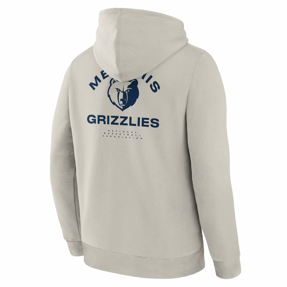 Memphis Grizzlies Crossover Collection Blocked Shot Premium Pullover Hoodie Off White - Fanatics outlet