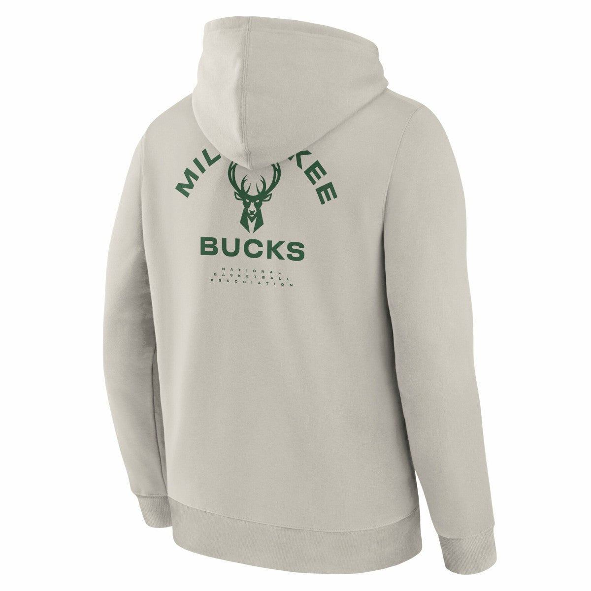Milwaukee Bucks Crossover Collection Blocked Shot Premium Pullover Hoodie Off White - Fanatics