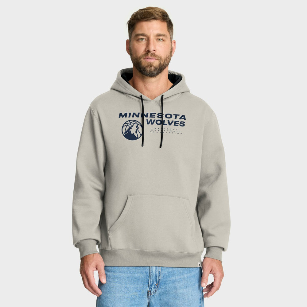 Minnesota Timberwolves Crossover Collection Blocked Shot Premium Pullover Hoodie Off White - Fanatics