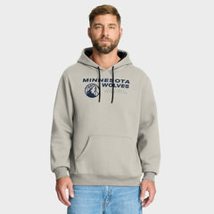 Minnesota Timberwolves Crossover Collection Blocked Shot Premium Pullover Hoodie Off White - Fanatics