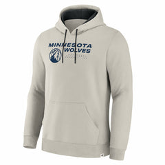 Minnesota Timberwolves Crossover Collection Blocked Shot Premium Pullover Hoodie Off White - Fanatics