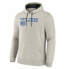New York Knicks Crossover Collection Blocked Shot Premium Pullover Hoodie Off White - Fanatics