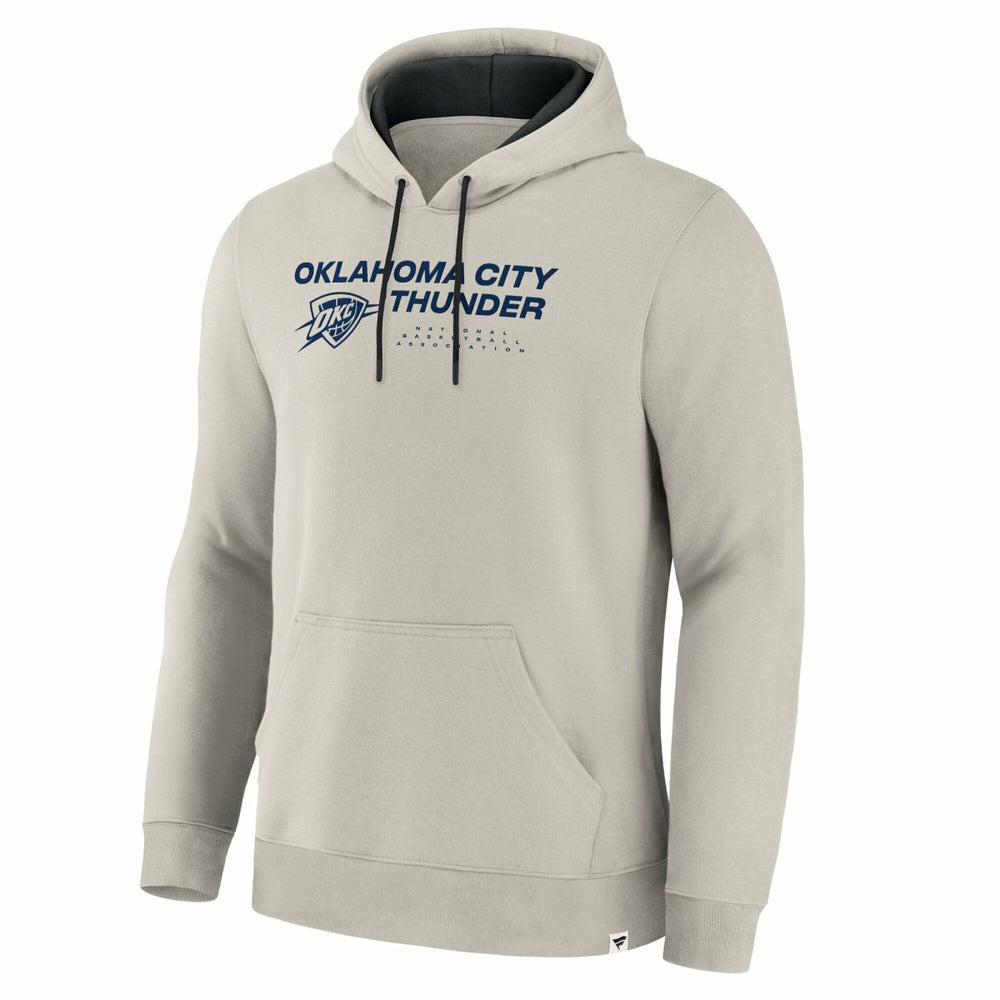 Oklahoma City Thunder Crossover Collection Blocked Shot Premium Pullover Hoodie Off White - Fanatics