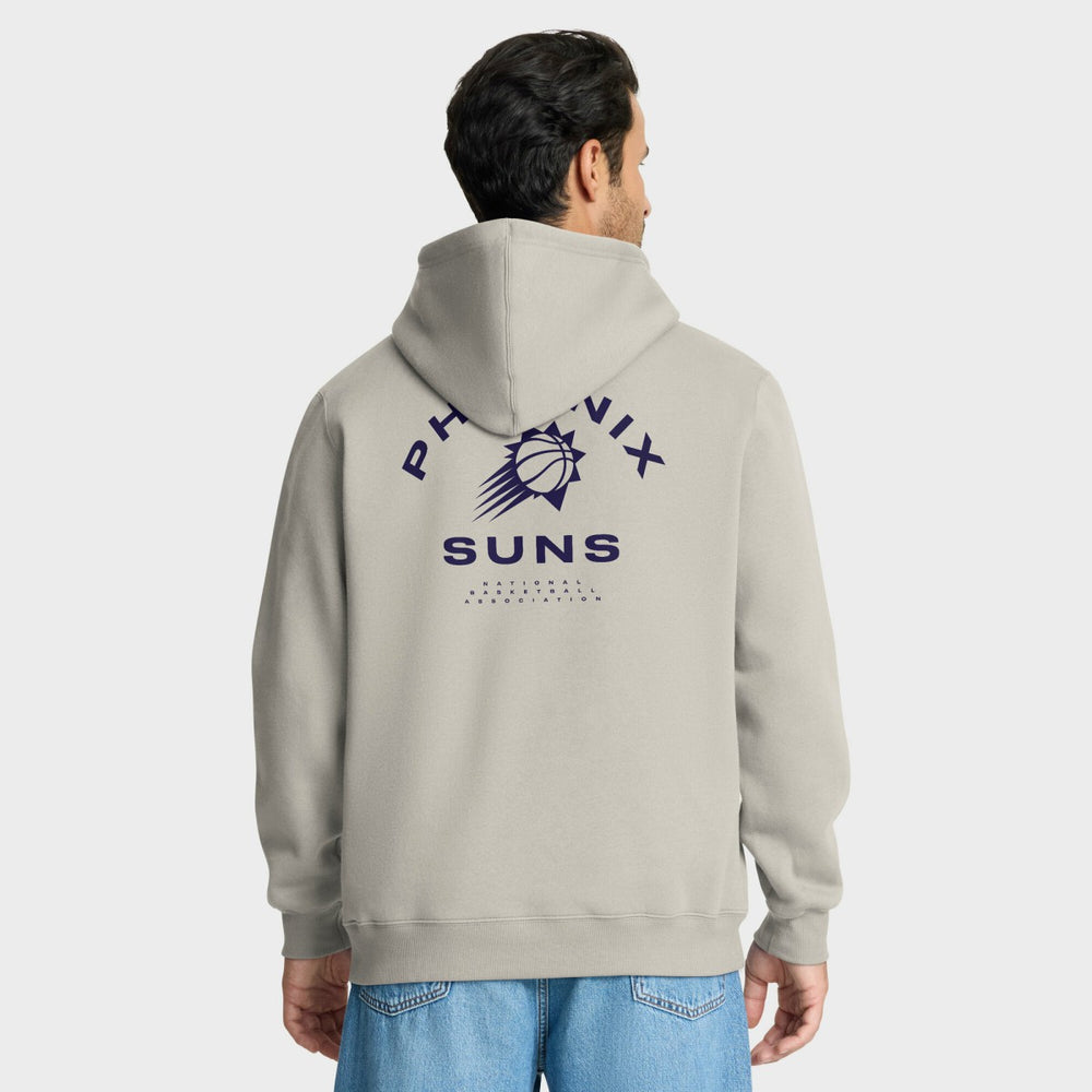 Phoenix Suns Crossover Collection Blocked Shot Premium Pullover Hoodie Off White - Fanatics