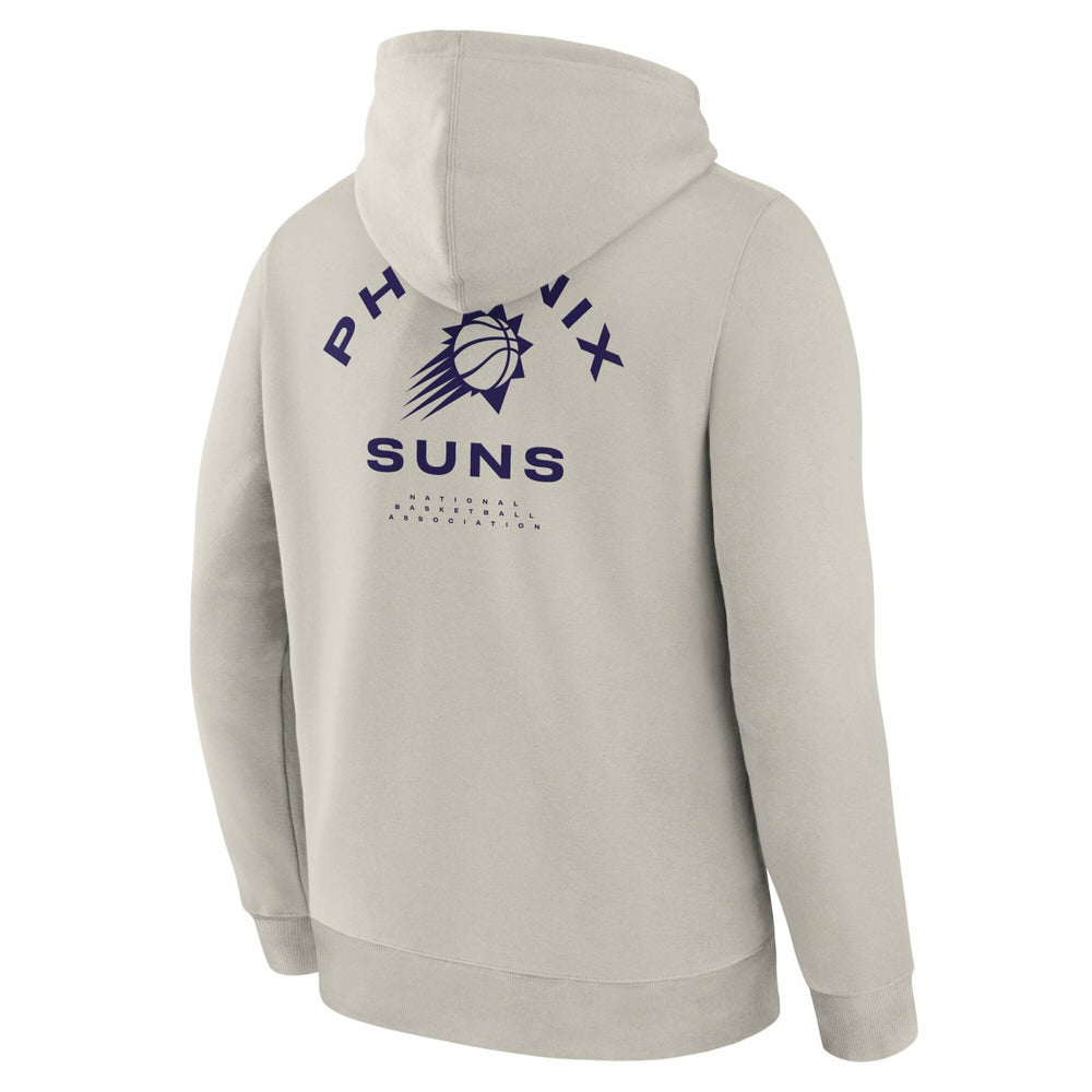 Phoenix Suns Crossover Collection Blocked Shot Premium Pullover Hoodie Off White - Fanatics