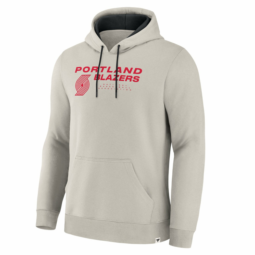 Portland Trail Blazers Crossover Collection Blocked Shot Premium Pullover Hoodie Off White - Fanatics outlet