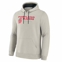 Portland Trail Blazers Crossover Collection Blocked Shot Premium Pullover Hoodie Off White - Fanatics outlet
