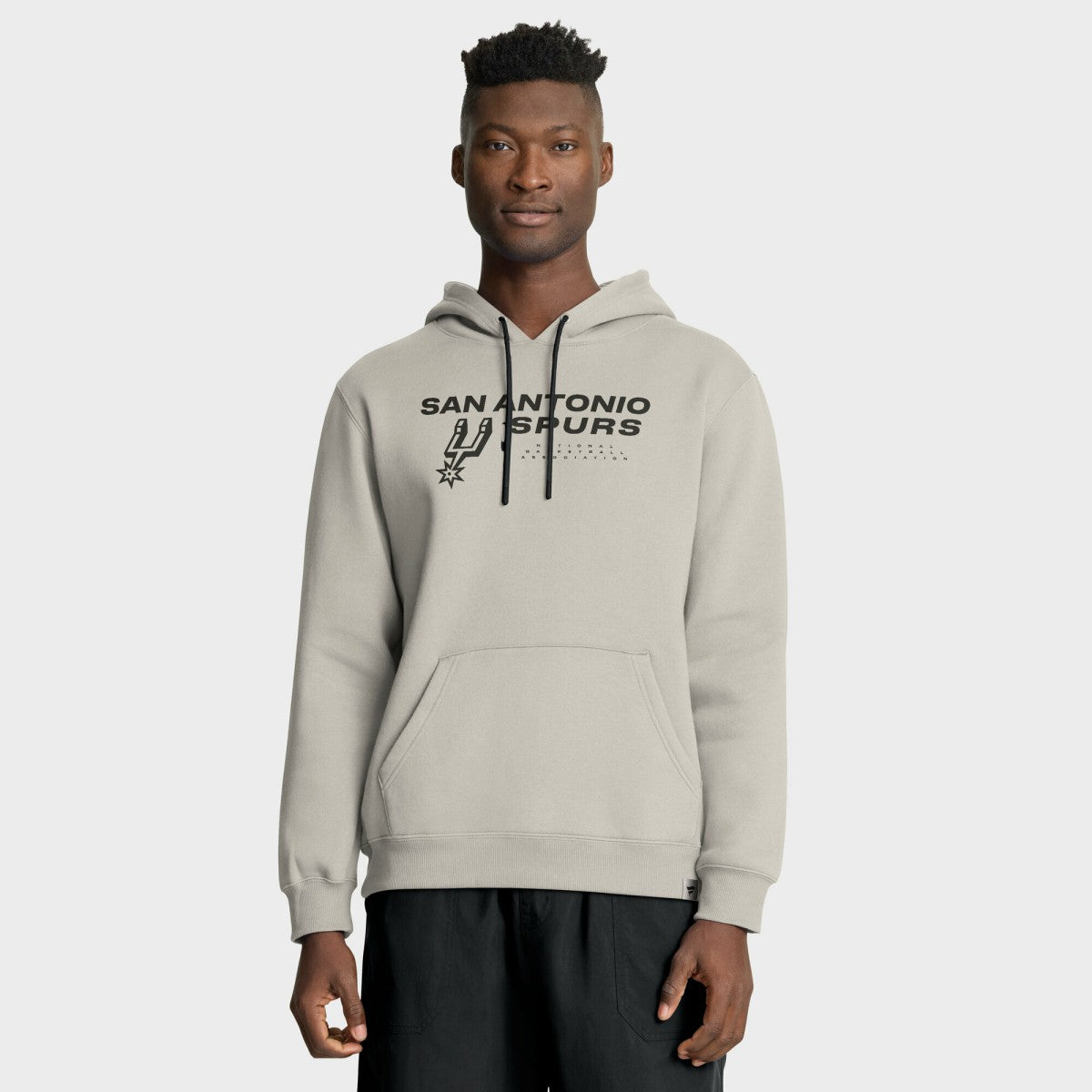 San Antonio Spurs Crossover Collection Blocked Shot Premium Pullover Hoodie Off White - Fanatics