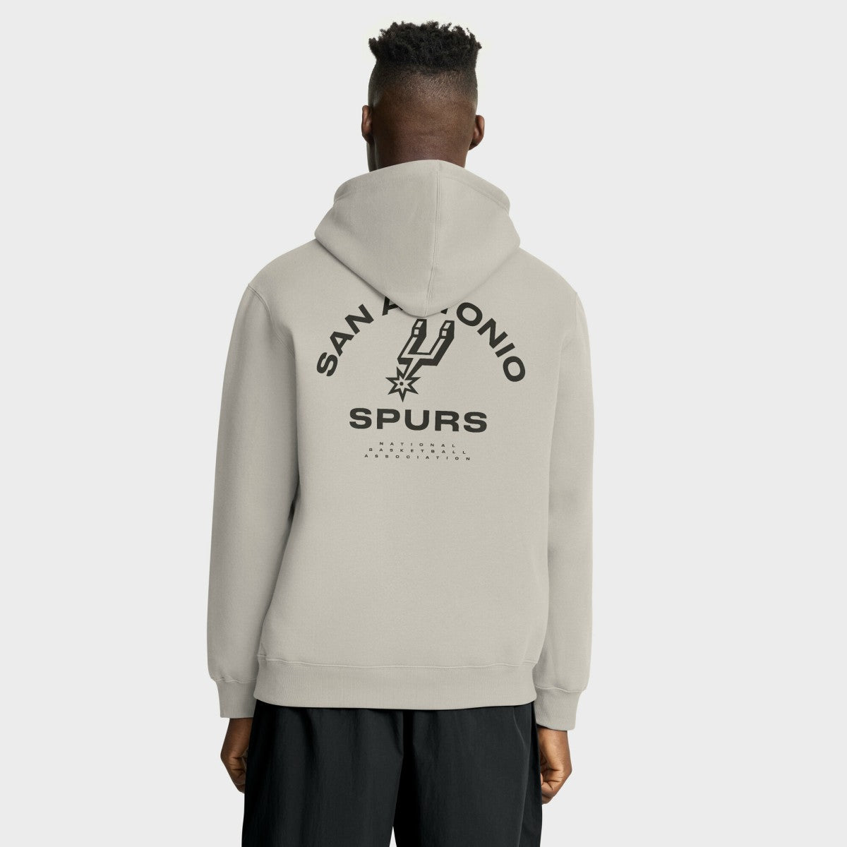 San Antonio Spurs Crossover Collection Blocked Shot Premium Pullover Hoodie Off White - Fanatics
