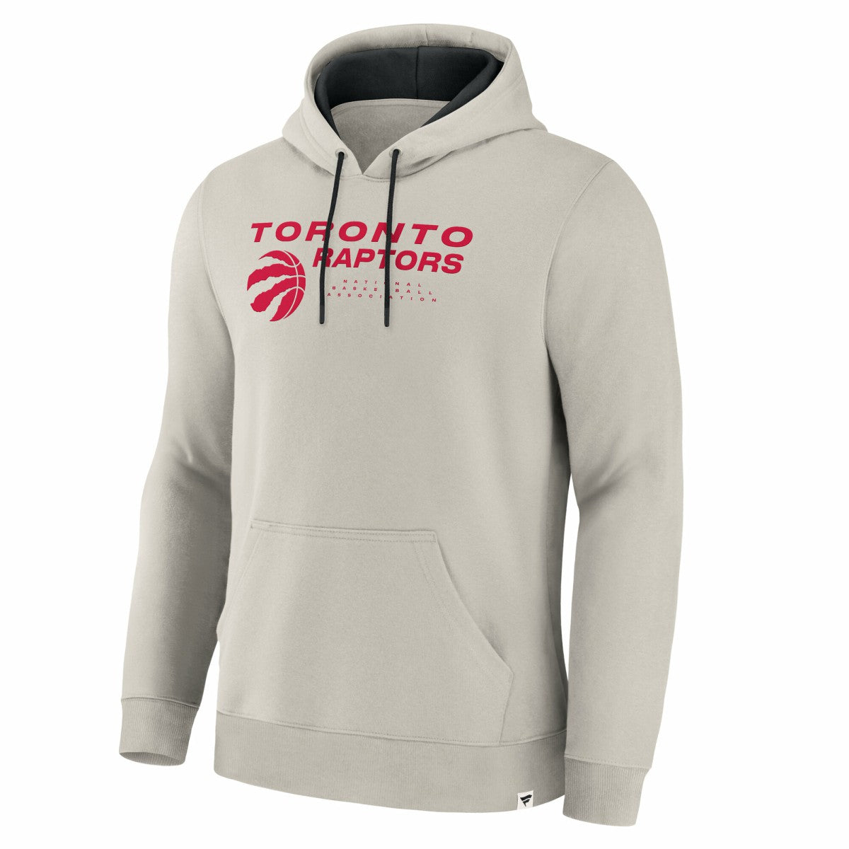 Toronto Raptors Crossover Collection Blocked Shot Premium Pullover Hoodie Off White - Fanatics