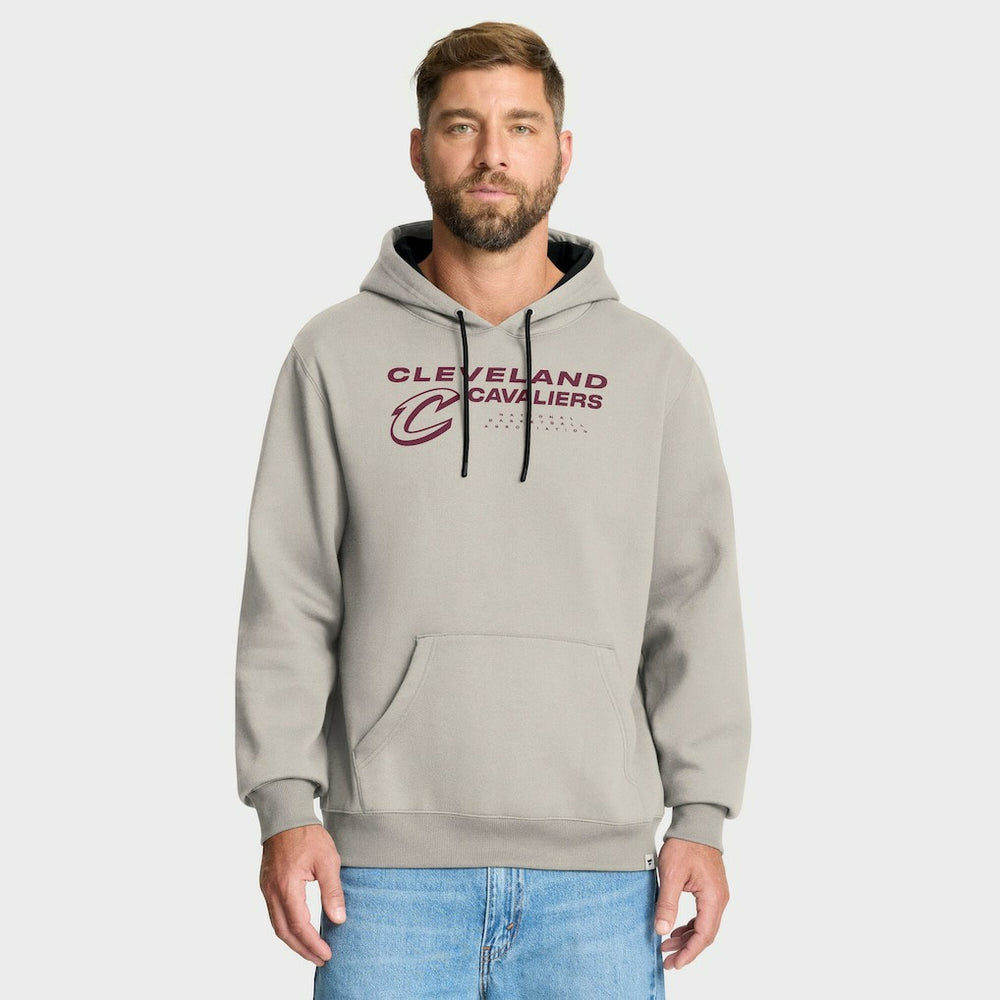 Cleveland Cavaliers Crossover Collection Blocked Shot Premium Pullover Hoodie Off White - Fanatics