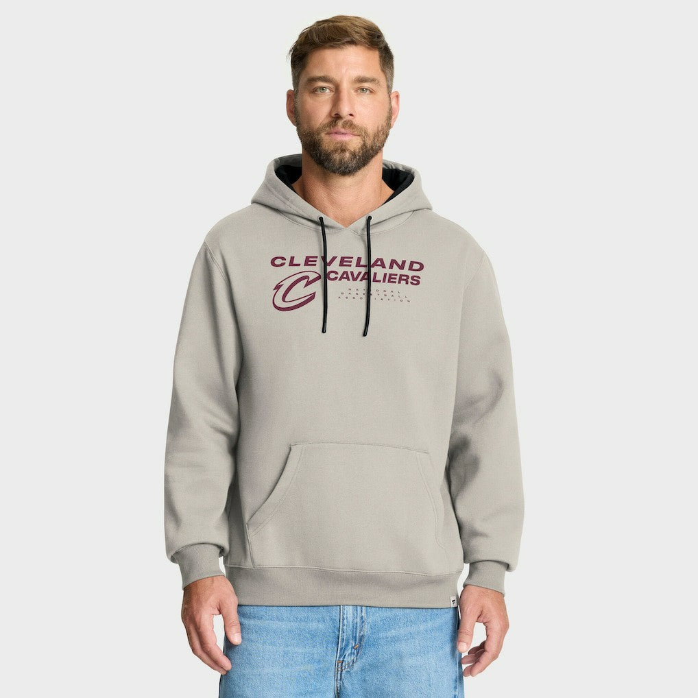 Cleveland Cavaliers Crossover Collection Blocked Shot Premium Pullover Hoodie Off White - Fanatics