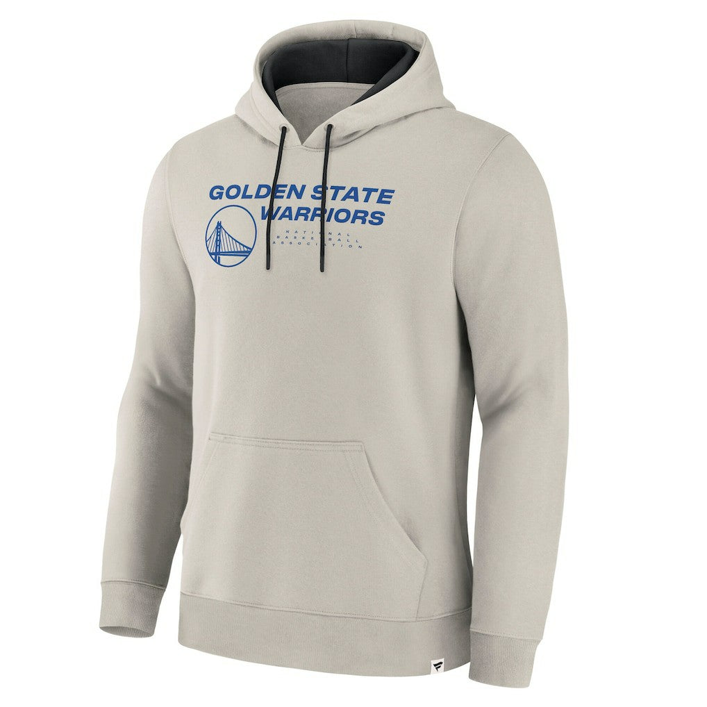 Golden State Warriors Crossover Collection Blocked Shot Premium Pullover Hoodie Off White - Fanatics