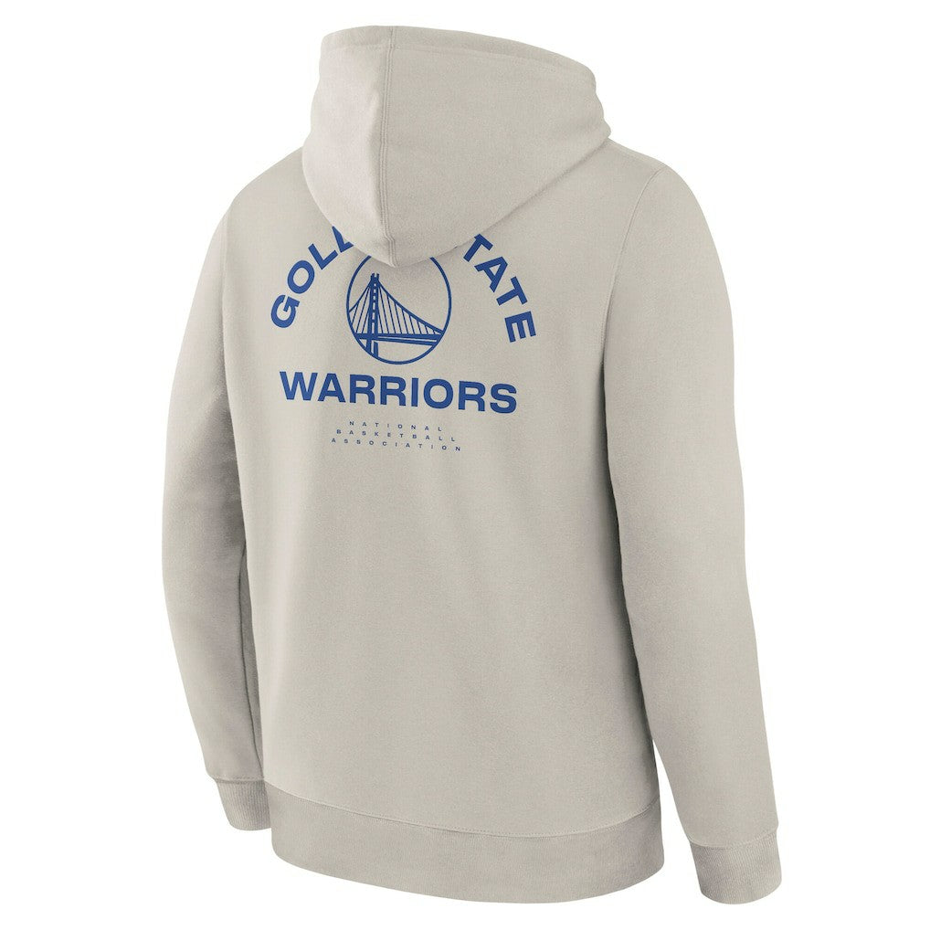 Golden State Warriors Crossover Collection Blocked Shot Premium Pullover Hoodie Off White - Fanatics