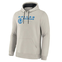 Dallas Mavericks Crossover Collection Blocked Shot Premium Pullover Hoodie Off White - Fanatics