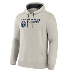 Denver Nuggets Crossover Collection Blocked Shot Premium Pullover Hoodie Off White - Fanatics